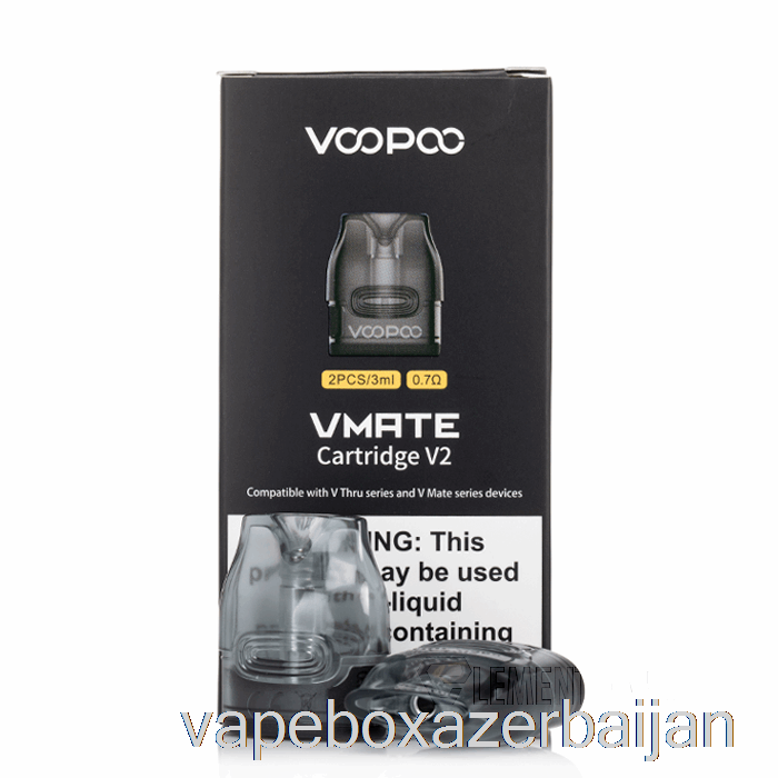 Vape Baku VOOPOO V.Thru Pro Replacement Pods 0.7ohm Vmate V2 Pods